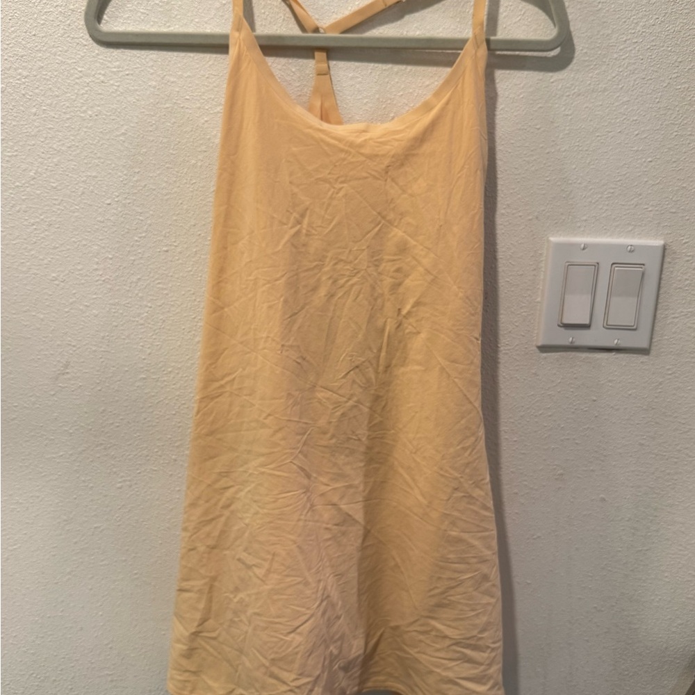 Outdoor Voices Exercise Dress size small color is lite orange peach